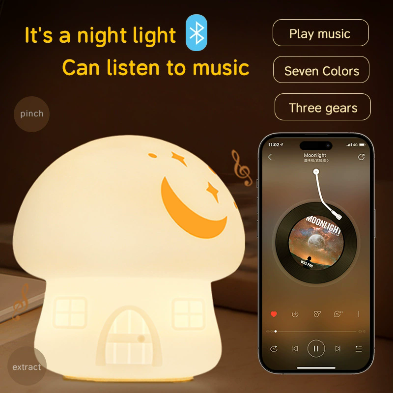 Por que uma luz noturna criativa colorida de silicone é perfeita para todos os quartos?