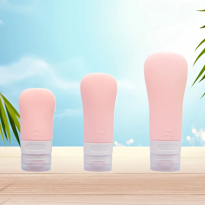 Garrafa cosmética de viagens de silicone estilo de 60 ml