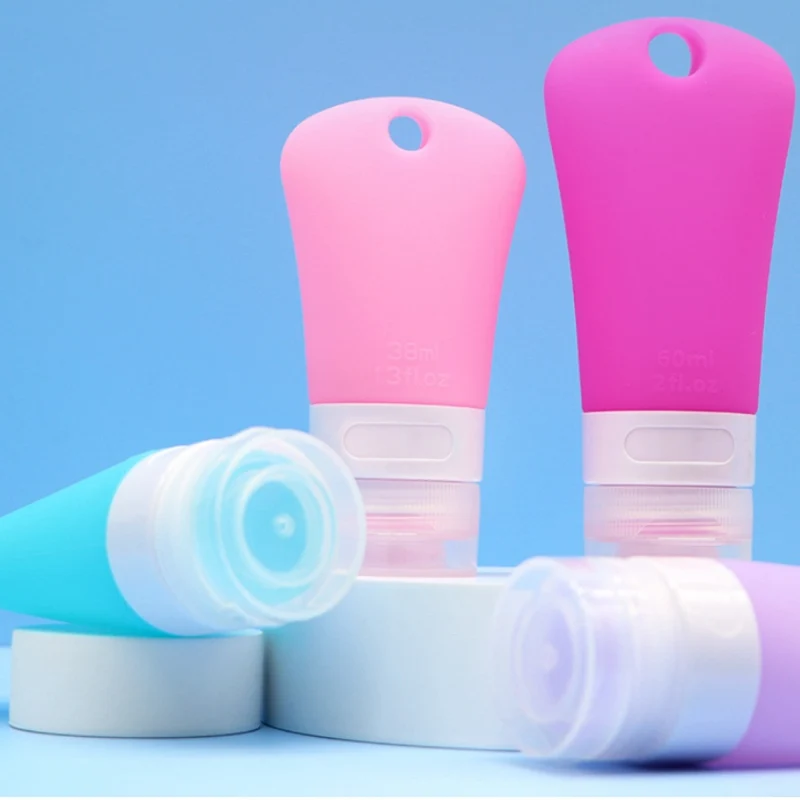 Garrafas de loção cosmética