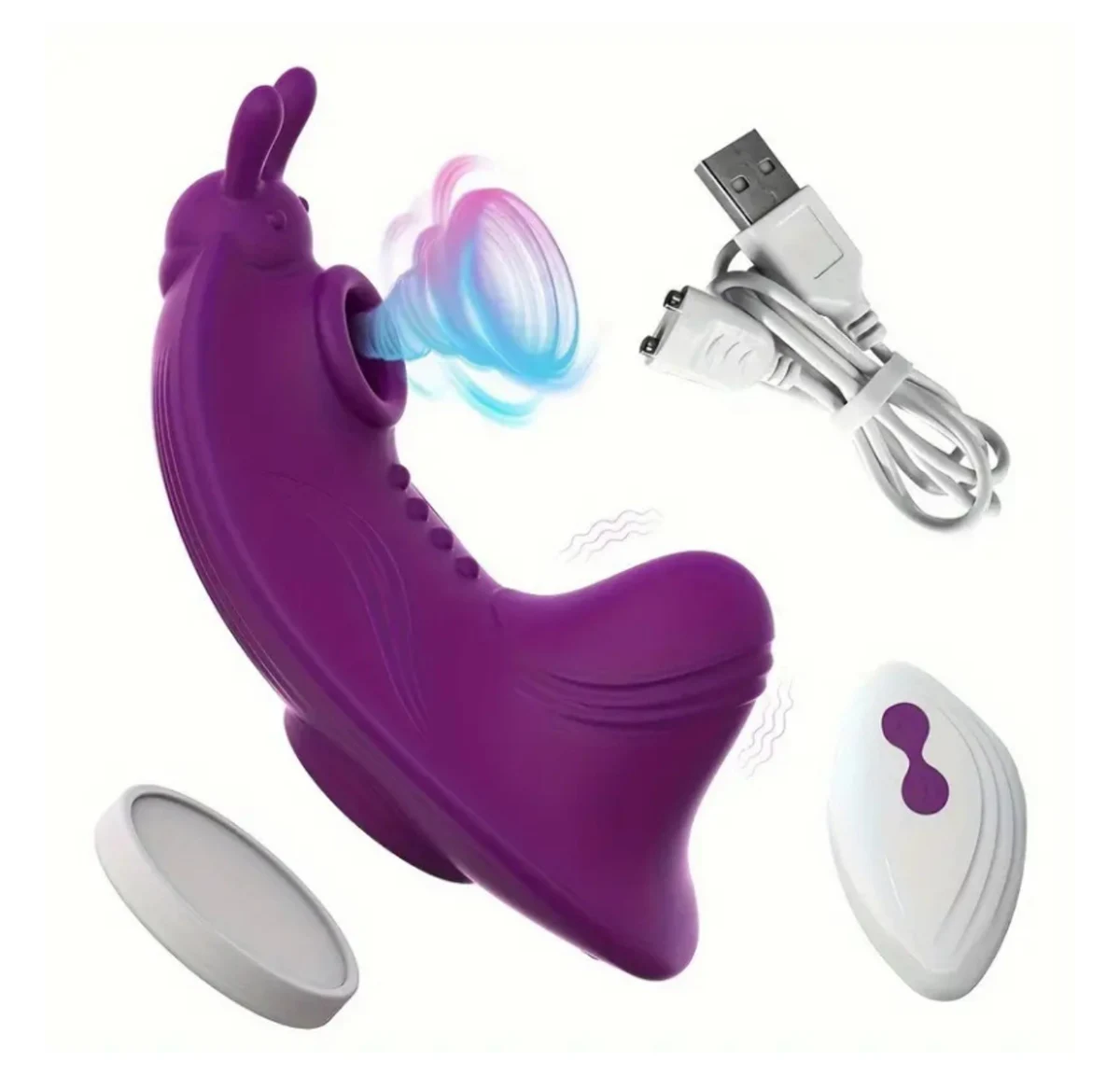 Wireless remote control rabbit vibrator