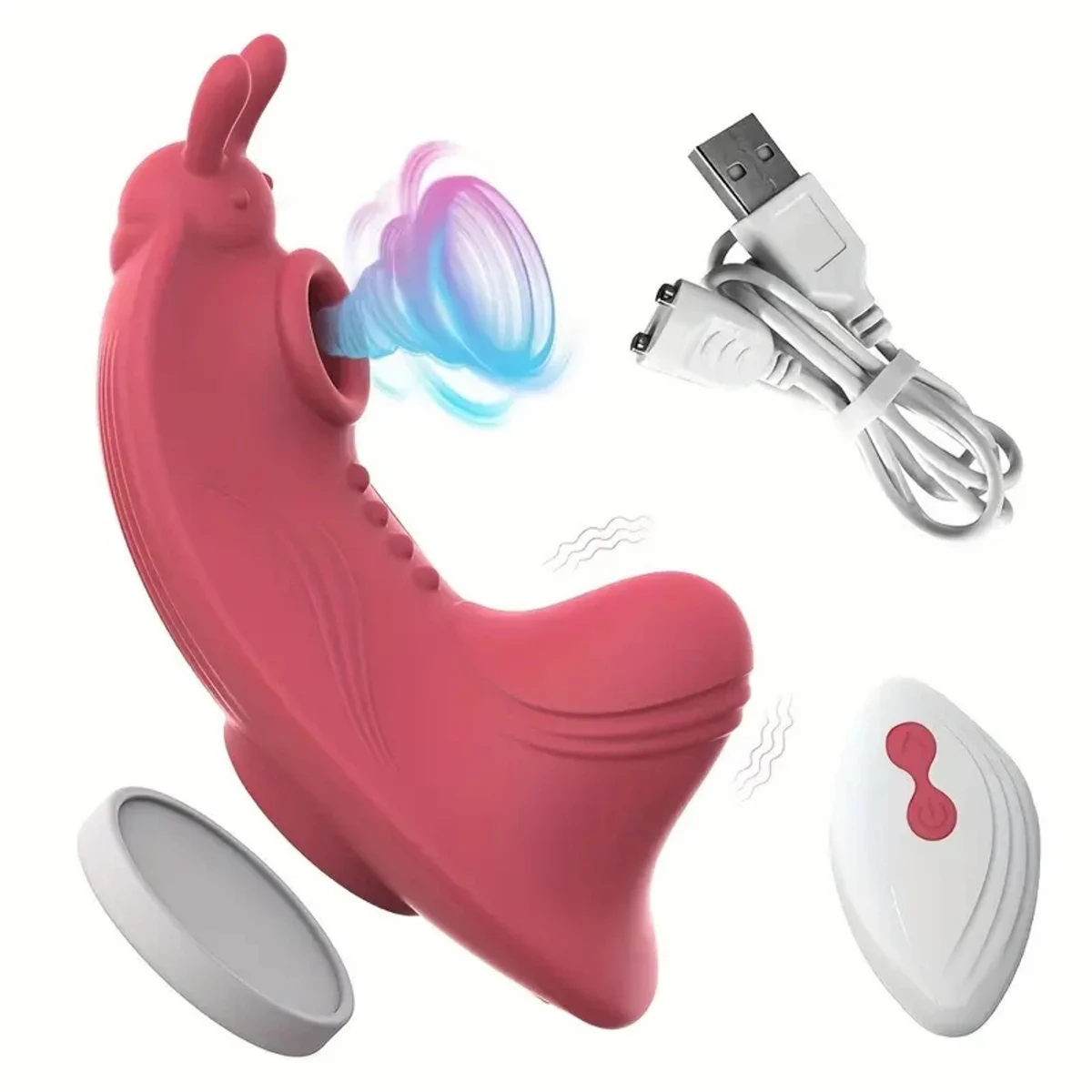 Wireless remote control rabbit vibrator