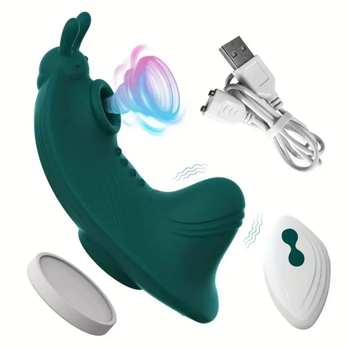 Wireless remote control rabbit vibrator