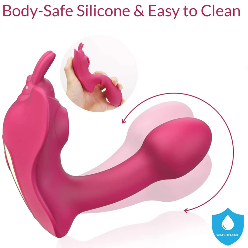 Vibrador de borboleta com controle remoto