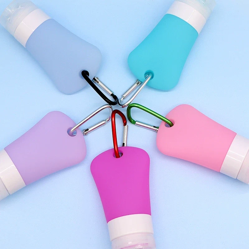 Conjunto de recipientes de viagem de silicone