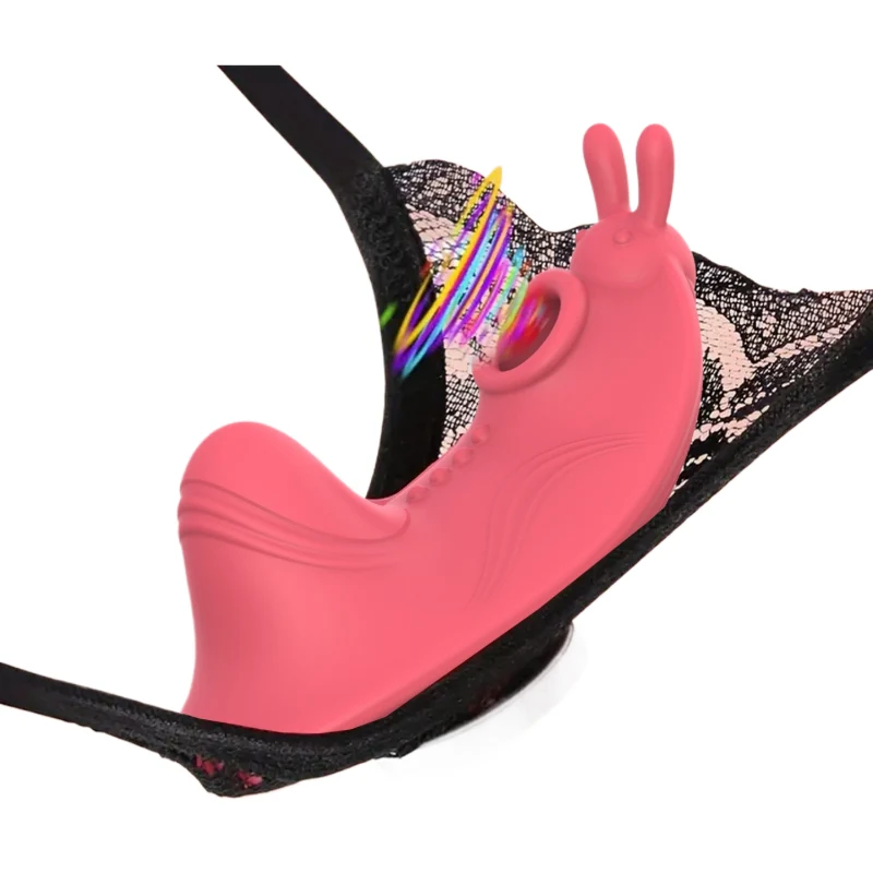 Vibrador de coelho de controle remoto sem fio